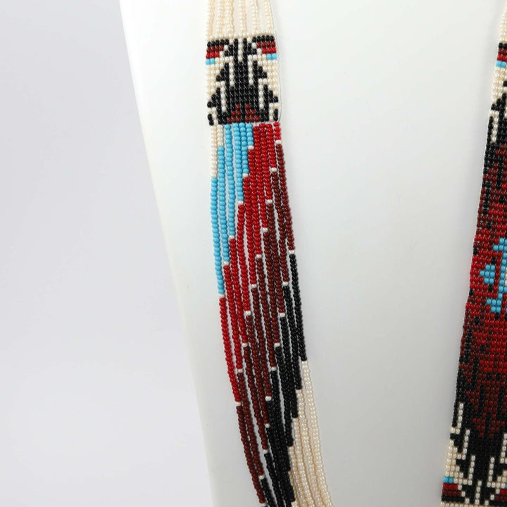 Beaded Necklace and Earring Set