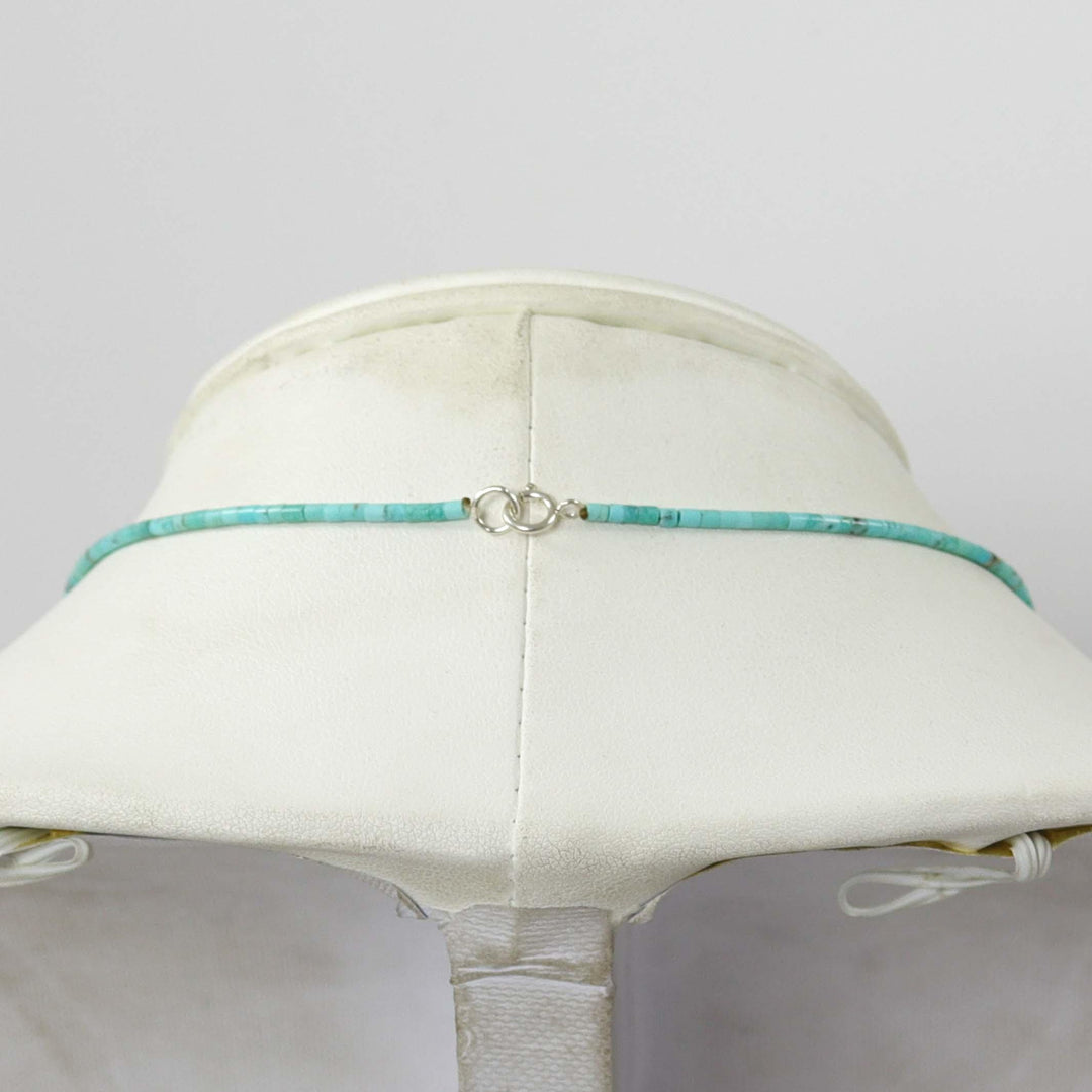 Kingman Turquoise Heishi Necklace