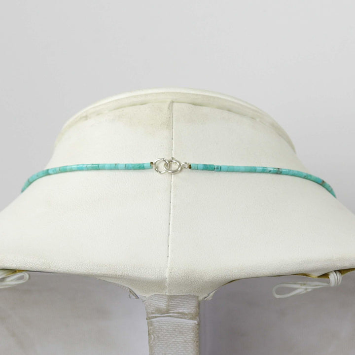 Kingman Turquoise Heishi Necklace
