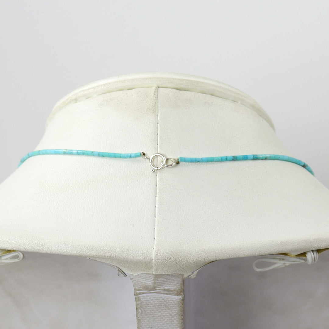 Kingman Turquoise Heishi Necklace