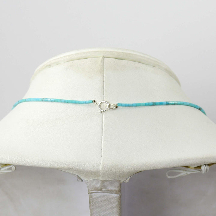 Kingman Turquoise Heishi Necklace