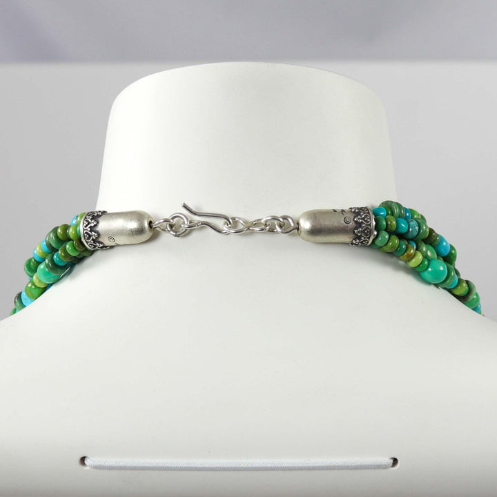 Turquoise and Gaspeite Necklace
