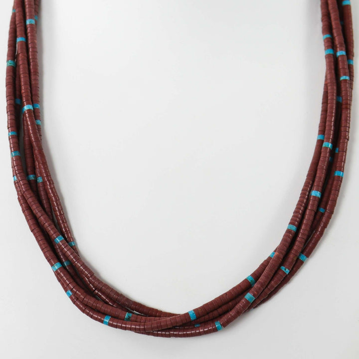 Pipestone and Turquoise Necklace
