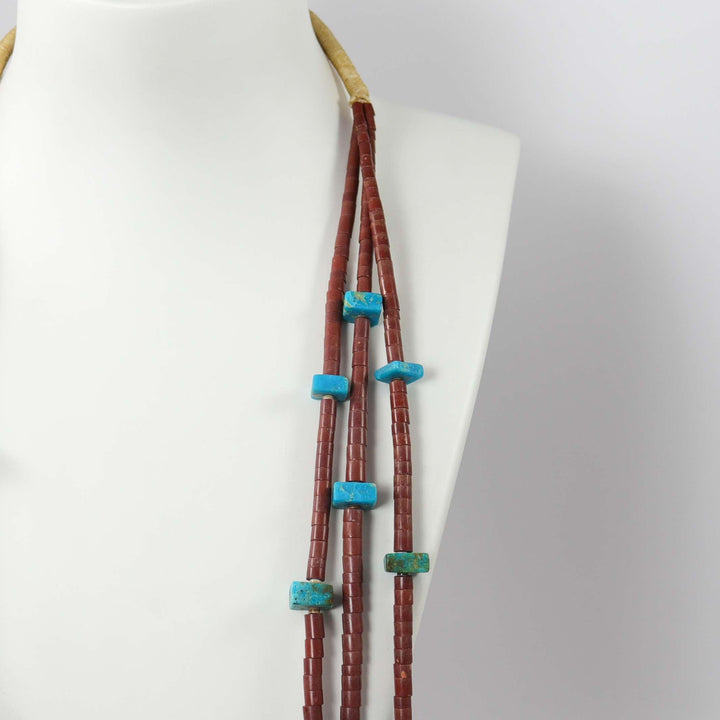 Pipestone and Turquoise Necklace
