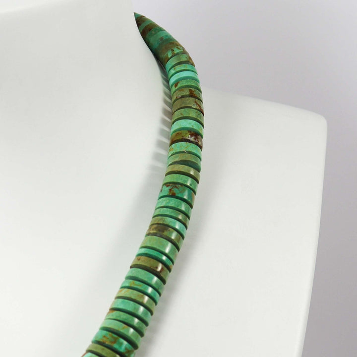 Turquoise and Clam Shell Necklace