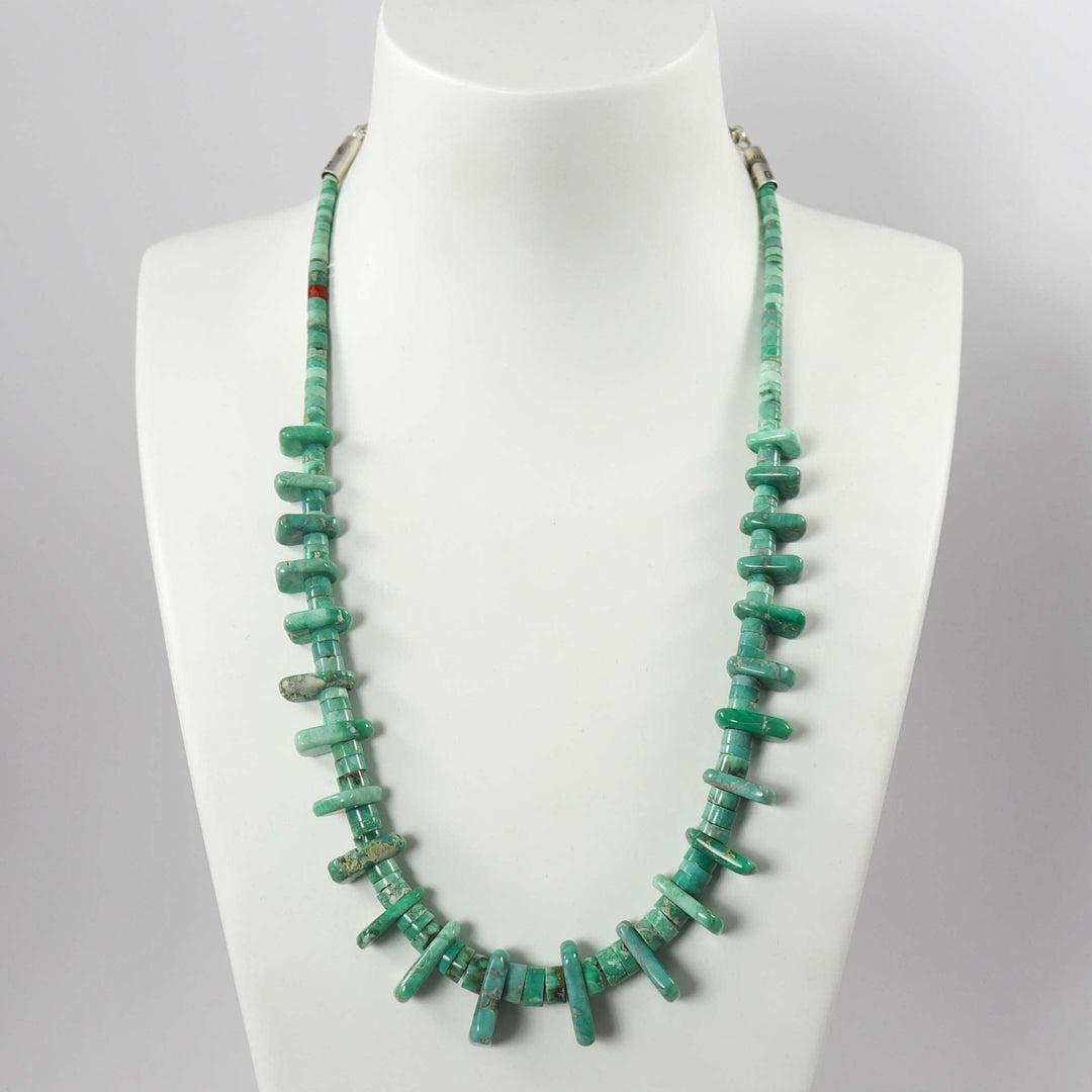 Broken Arrow Variscite Necklace