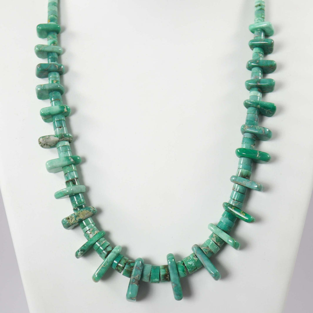Broken Arrow Variscite Necklace