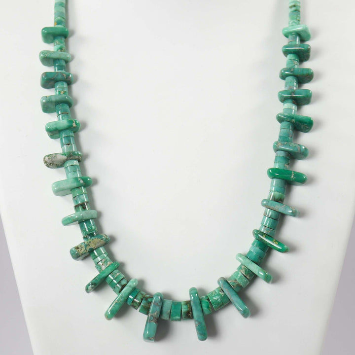 Broken Arrow Variscite Necklace