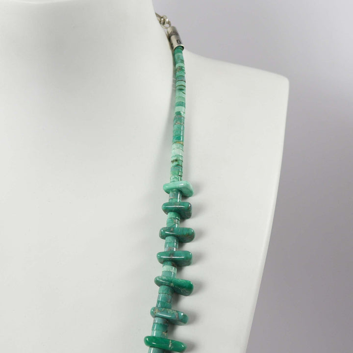 Broken Arrow Variscite Necklace