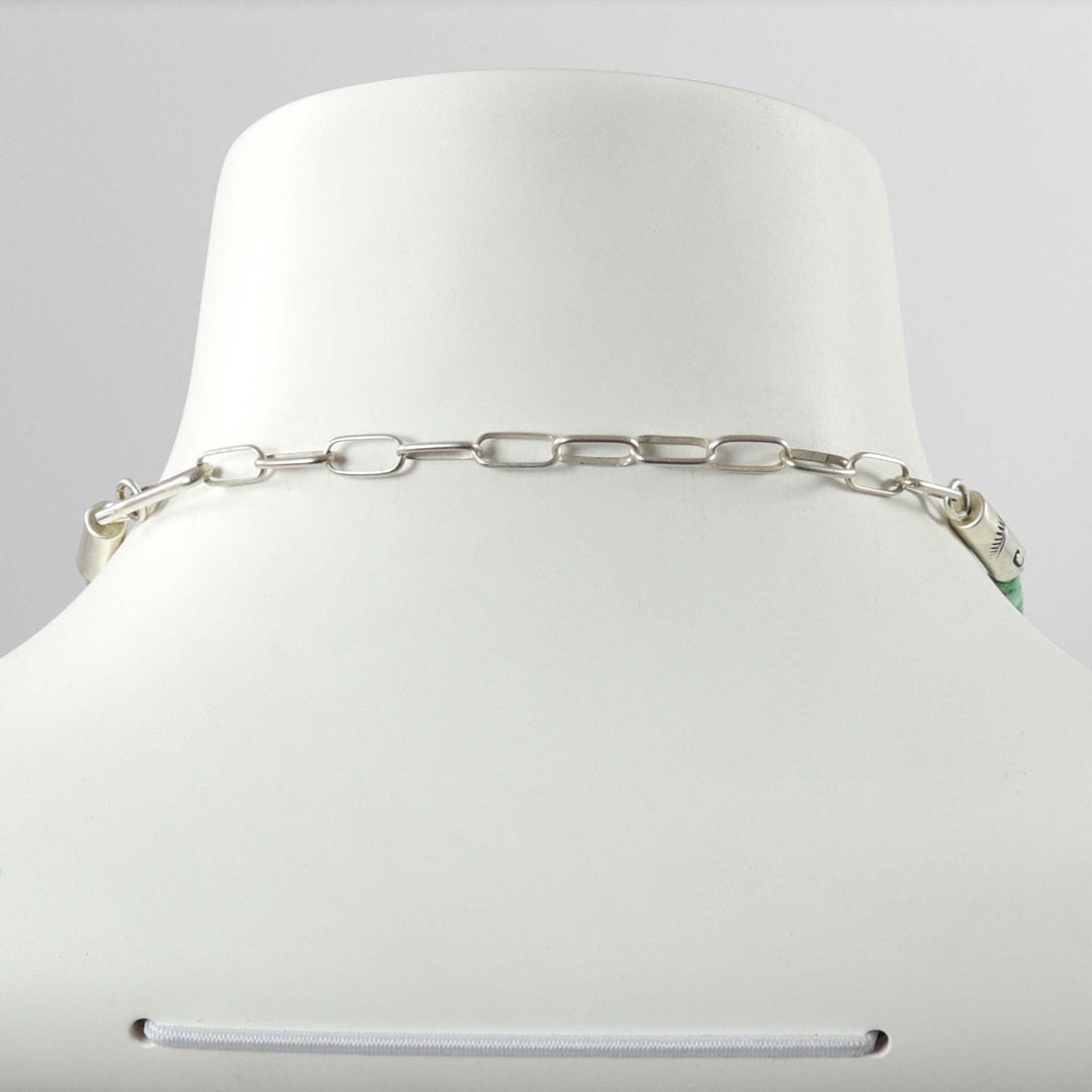 Broken Arrow Variscite Necklace