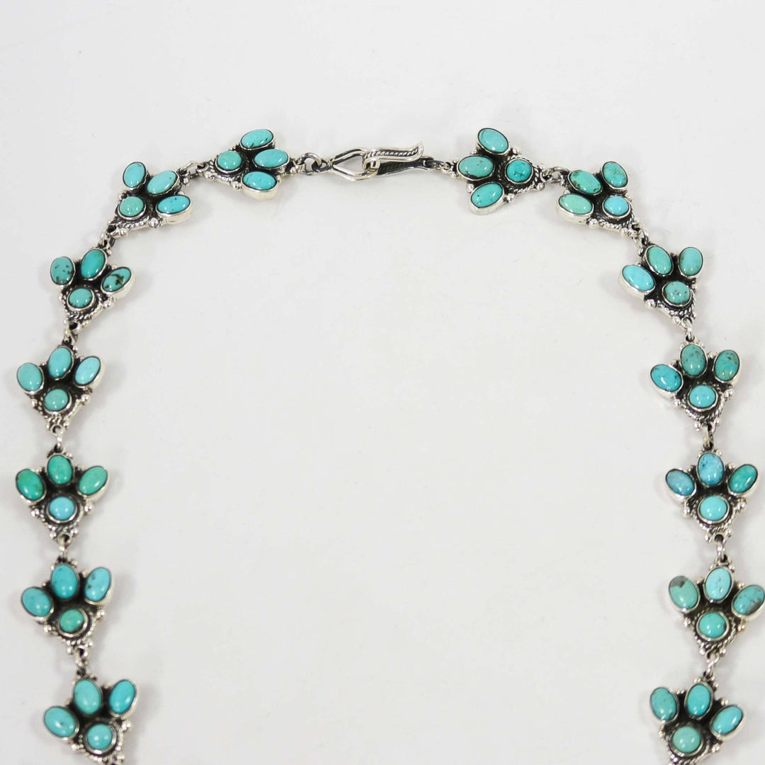 Turquoise Squash Blossom Necklace