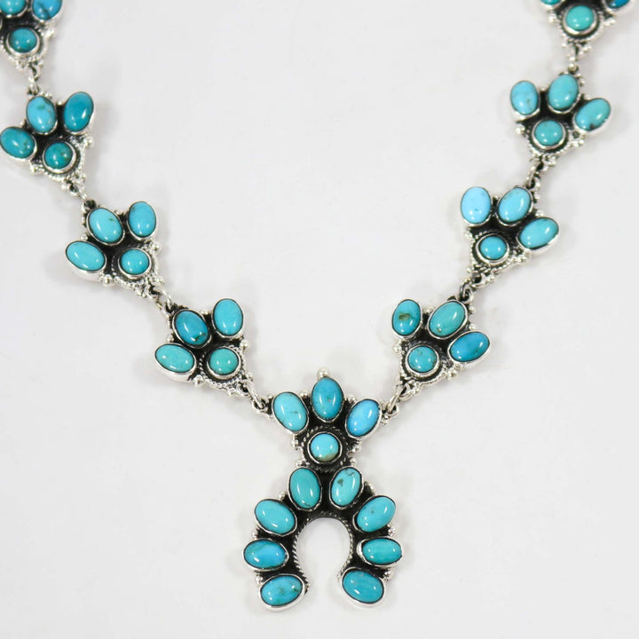 Turquoise Squash Blossom Necklace