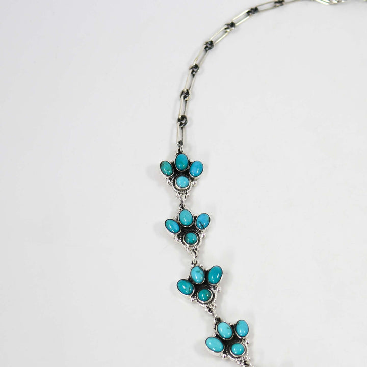 Turquoise Squash Blossom Necklace