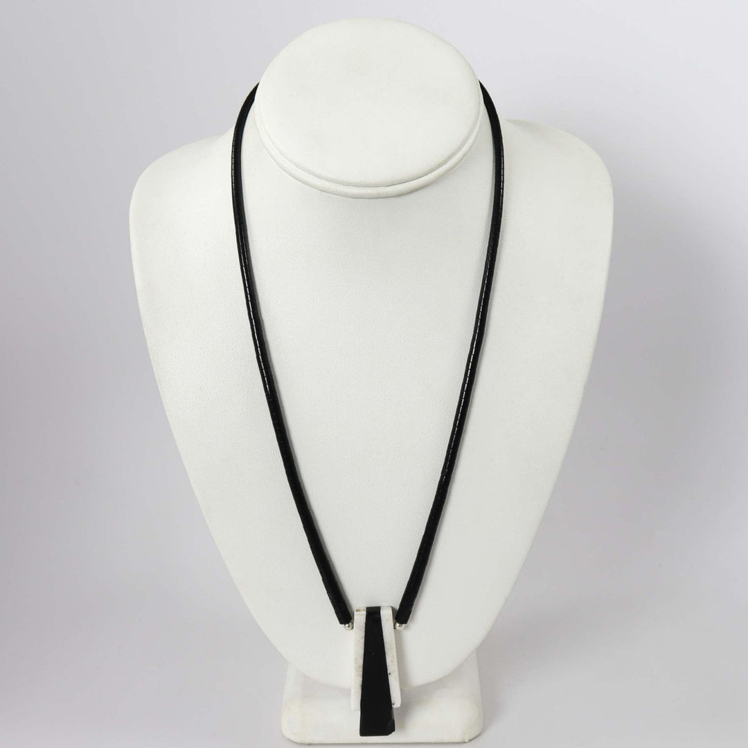Jet and Marble Necklace