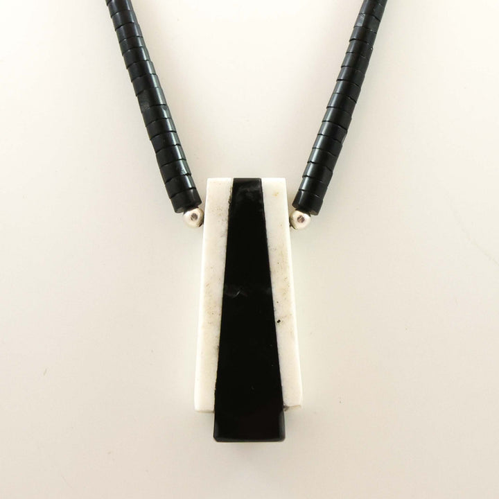 Jet and Marble Necklace