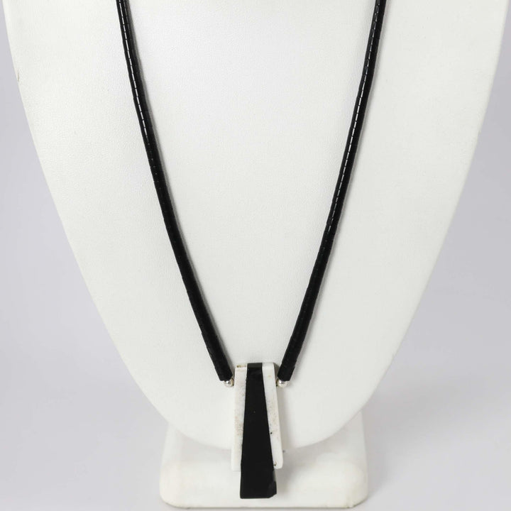 Jet and Marble Necklace