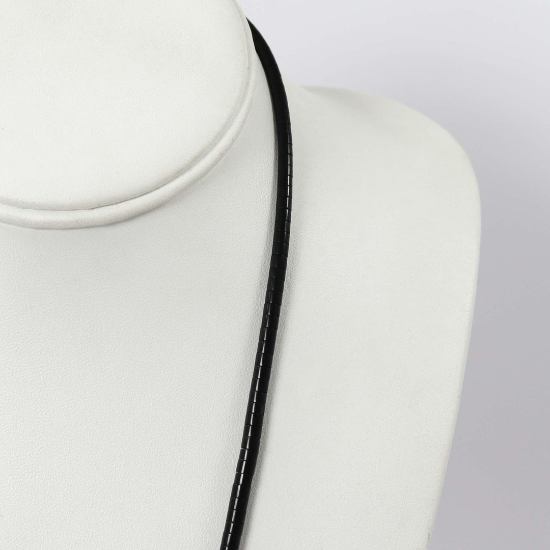 Jet and Marble Necklace