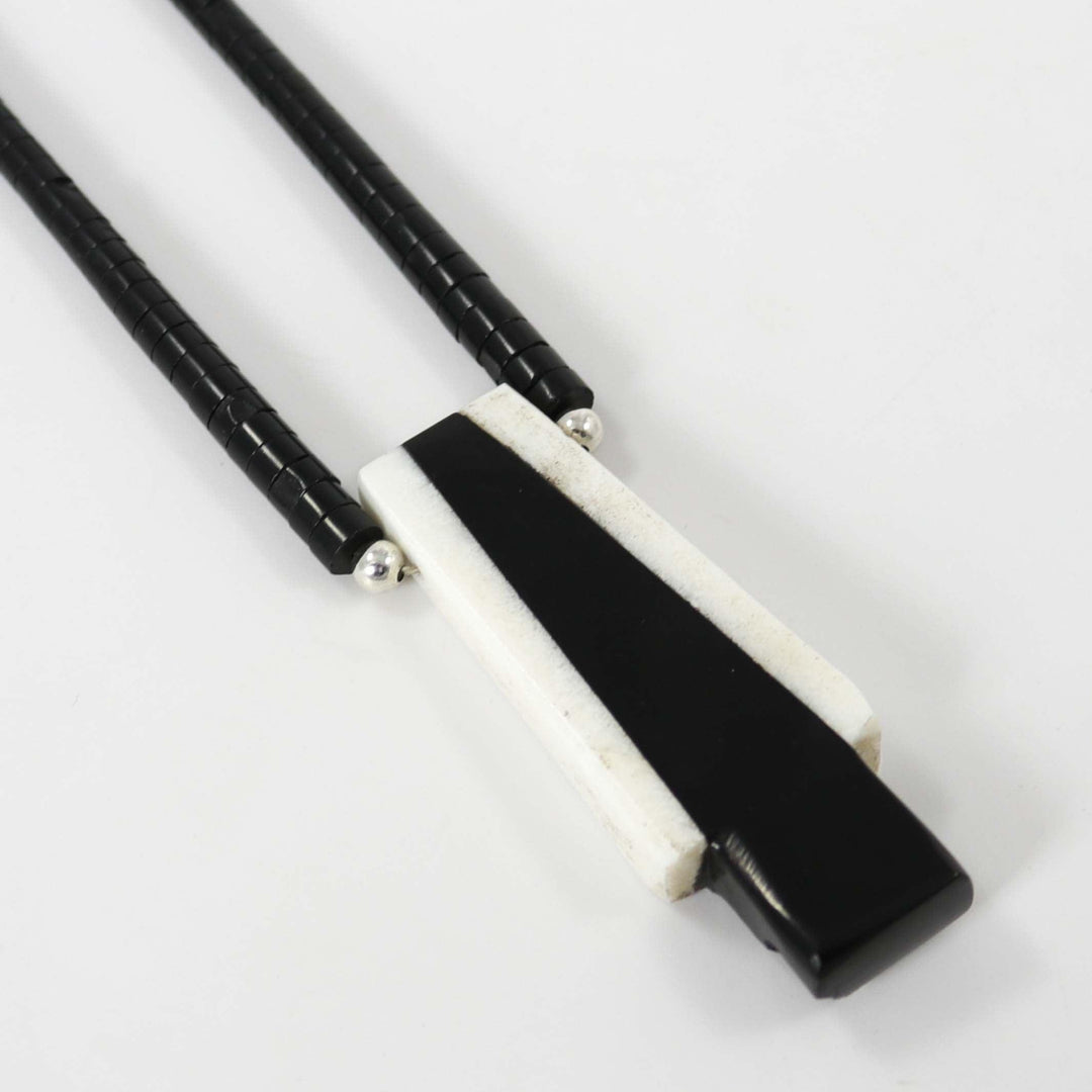 Jet and Marble Necklace