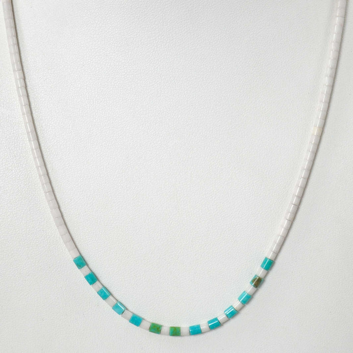 Marble and Turquoise Necklace