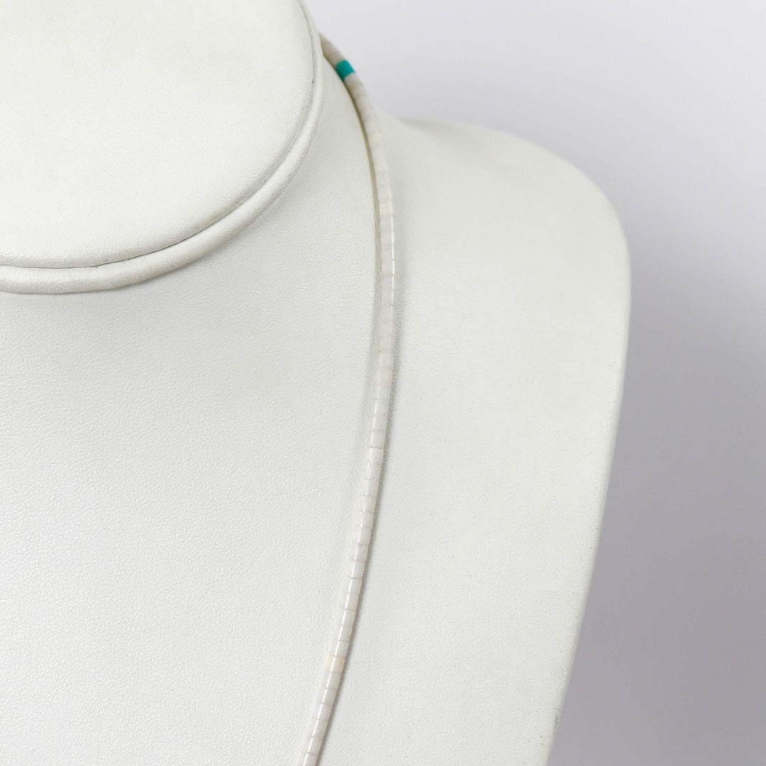Marble and Turquoise Necklace