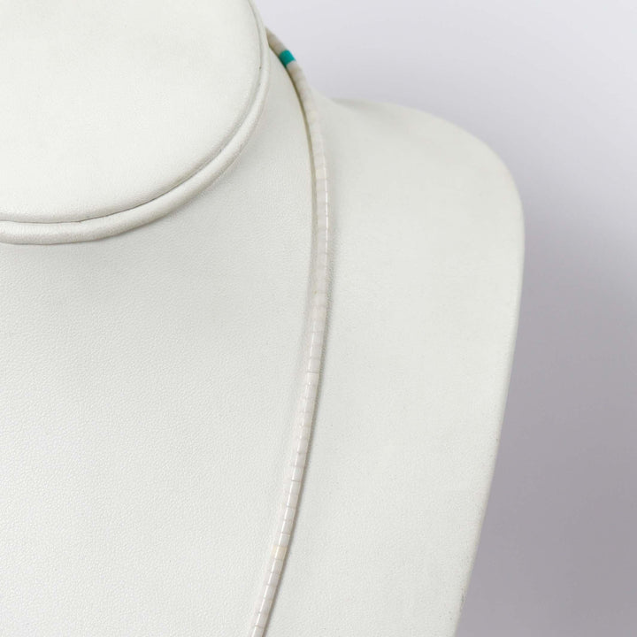 Marble and Turquoise Necklace