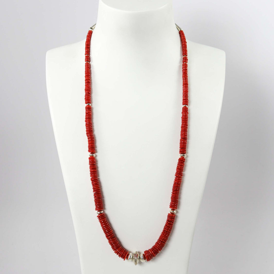 Coral Bead Necklace