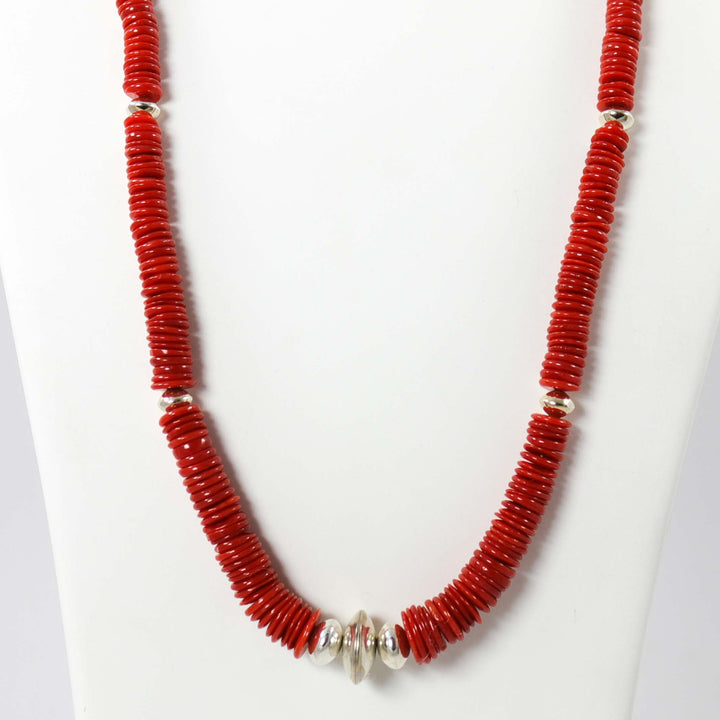 Coral Bead Necklace