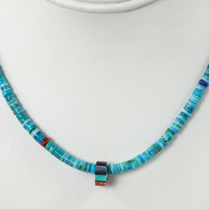 Turquoise Bead Necklace