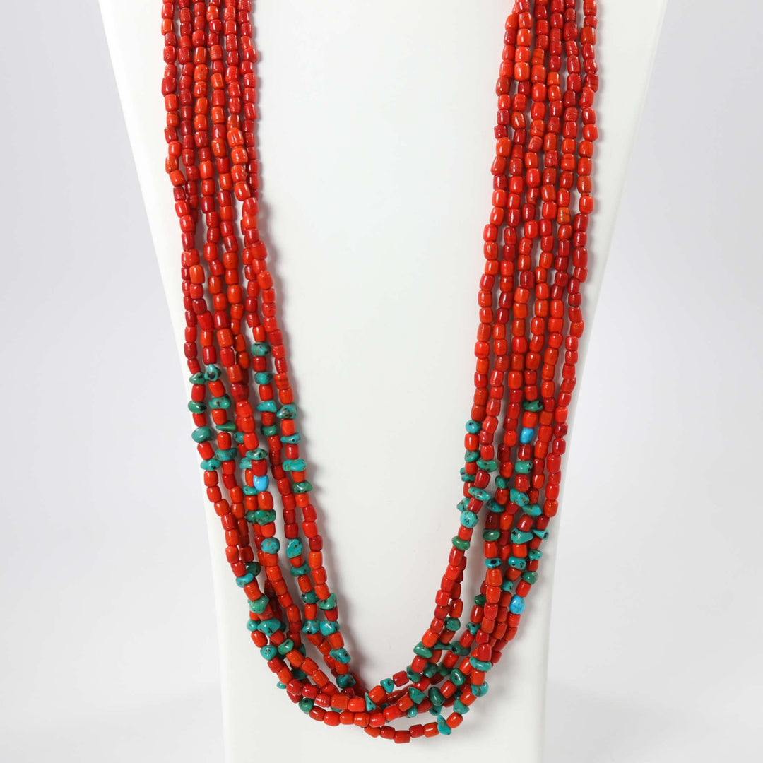 1980s Trade Bead Necklace