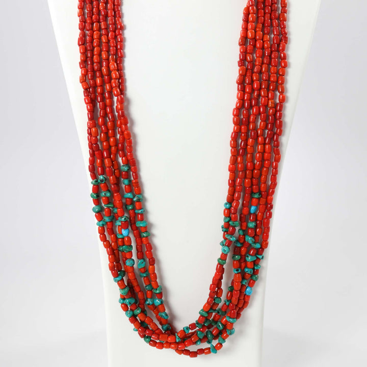 1980s Trade Bead Necklace