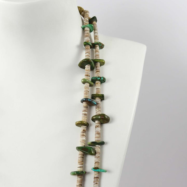 1930s Turquoise Tab Necklace