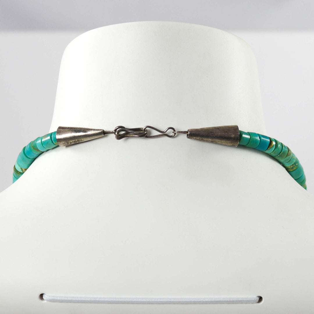 1980s Turquoise Bead Necklace