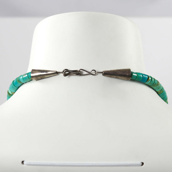 1980s Turquoise Bead Necklace