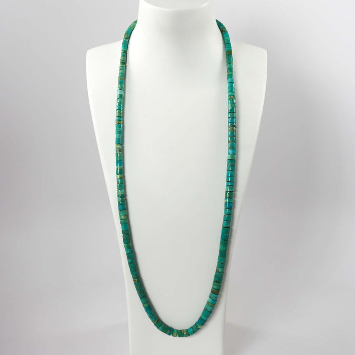 1980s Turquoise Bead Necklace