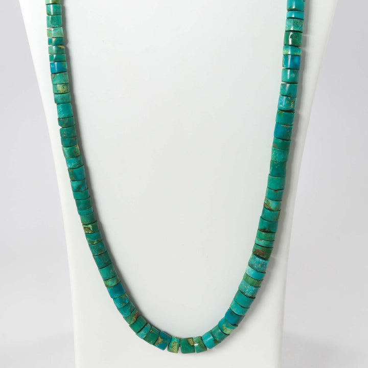 1980s Turquoise Bead Necklace