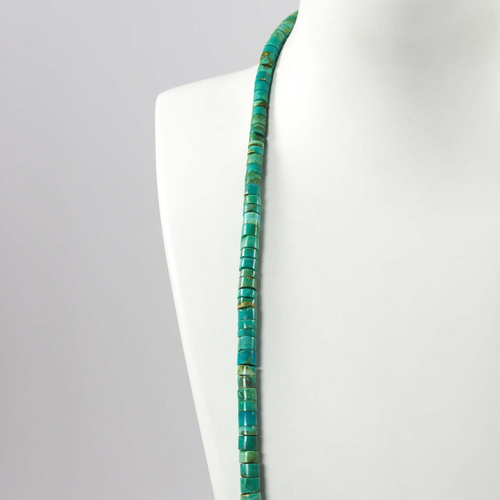 1980s Turquoise Bead Necklace