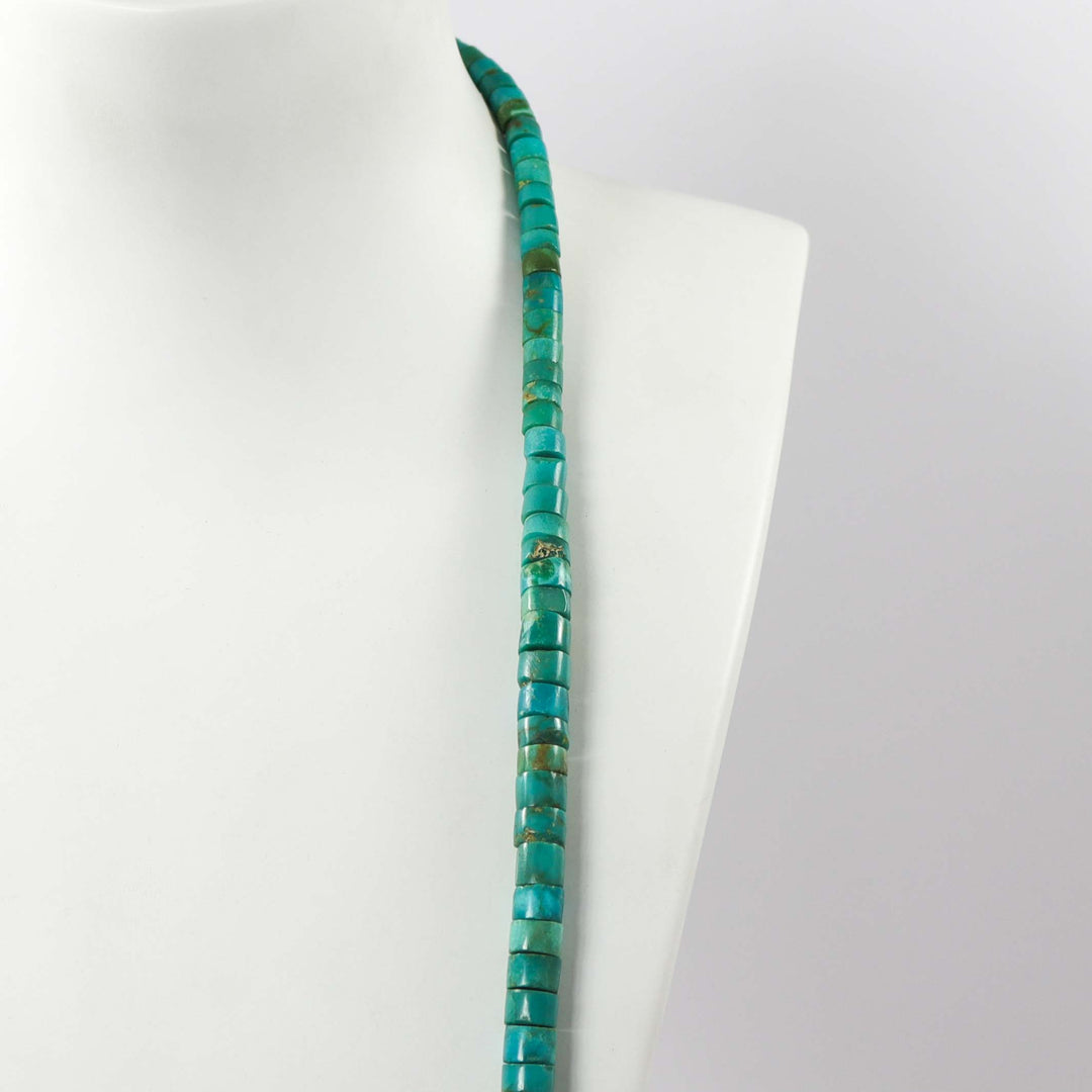 1980s Turquoise Bead Necklace