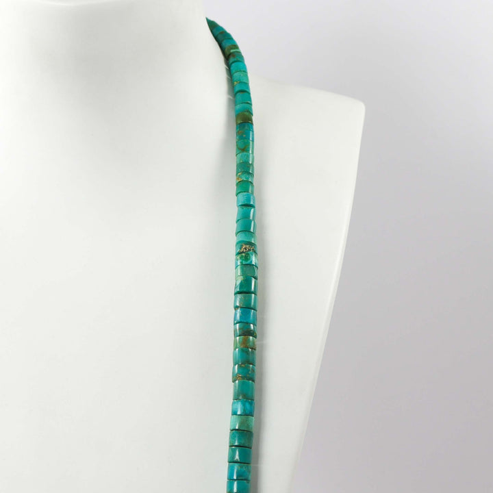 1980s Turquoise Bead Necklace