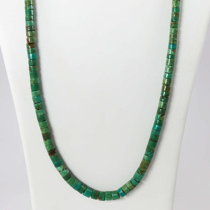 1980s Turquoise Heishi Necklace