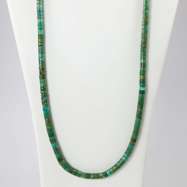 1980s Turquoise Heishi Necklace