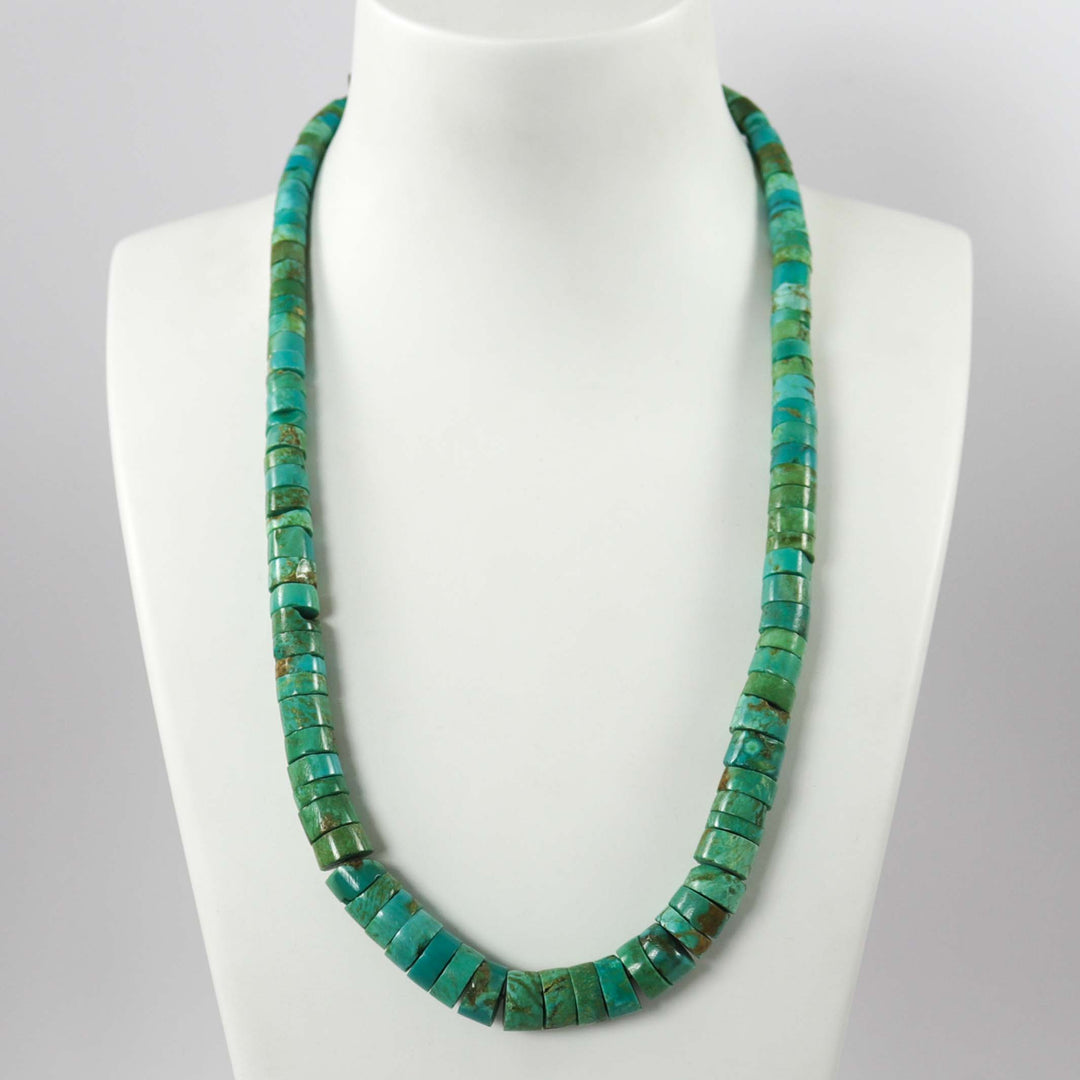 1980s Turquoise Bead Necklace