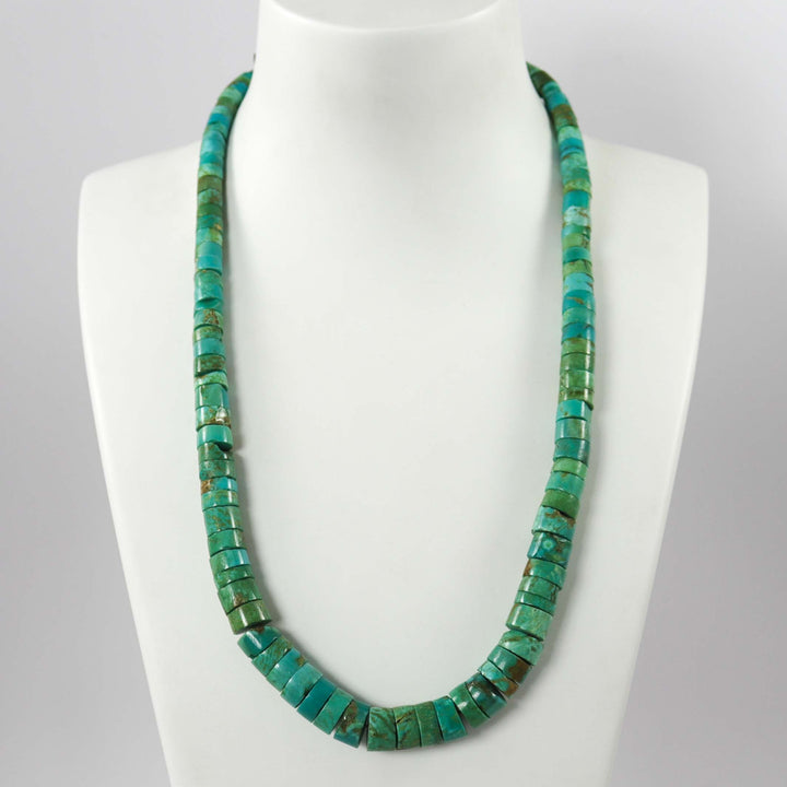 1980s Turquoise Bead Necklace