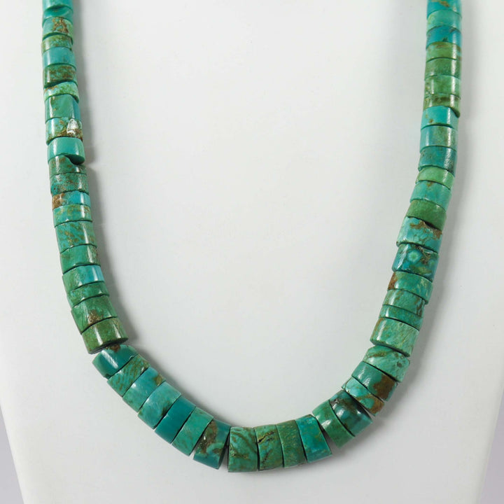 1980s Turquoise Bead Necklace
