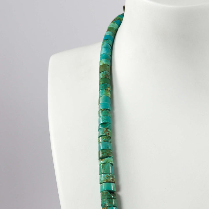 1980s Turquoise Bead Necklace