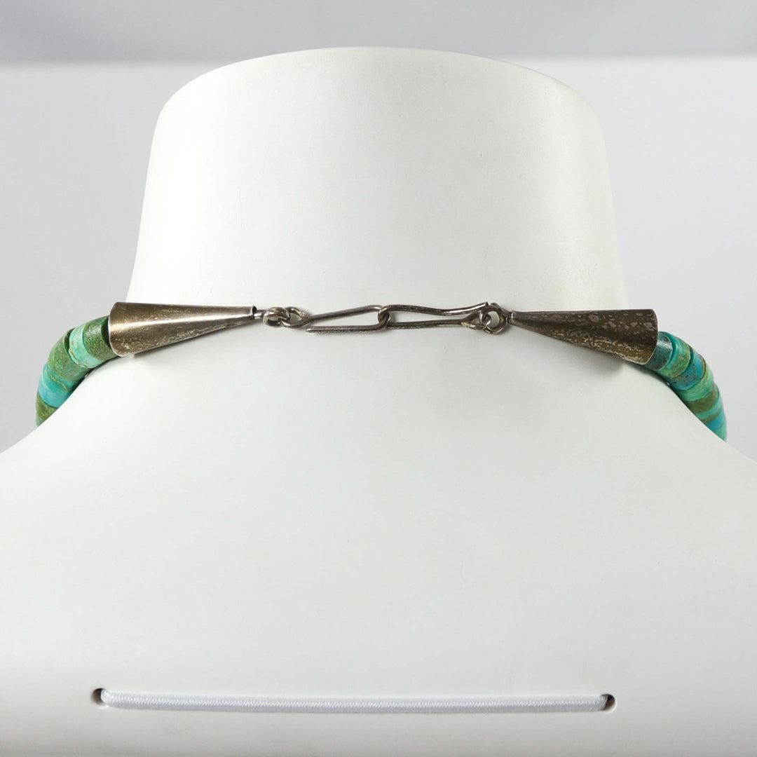 1980s Turquoise Bead Necklace