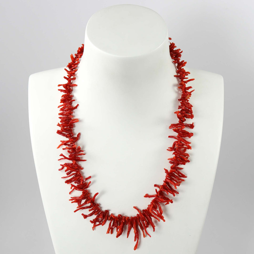 1970s Branch Coral Necklace