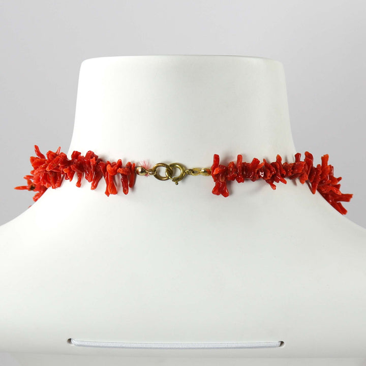 1970s Branch Coral Necklace