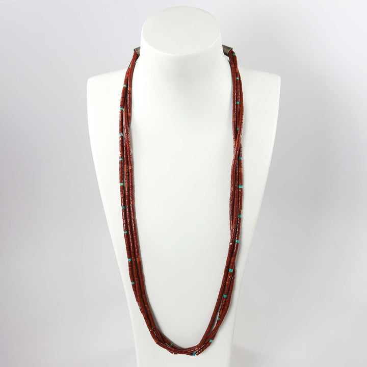 Pipestone and Turquoise Necklace