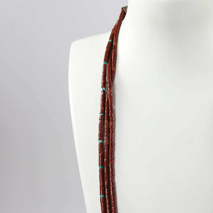 Pipestone and Turquoise Necklace