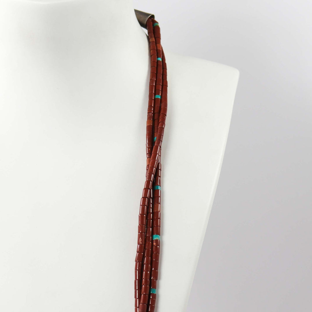 Pipestone and Turquoise Necklace